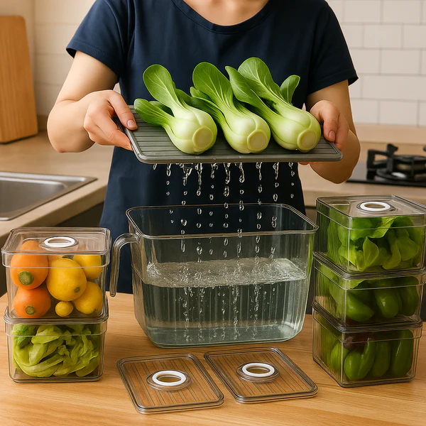 Unbreakable kitchen storage  Basket  (Pack of 6)